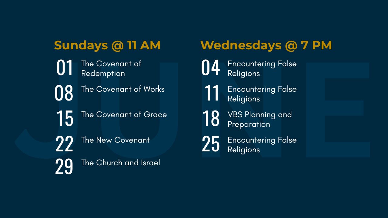 June at Sophia – Looking At Scripture Through a Covenantal Lens
